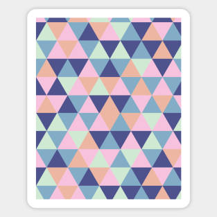 Retro Triangle Pattern Magnet